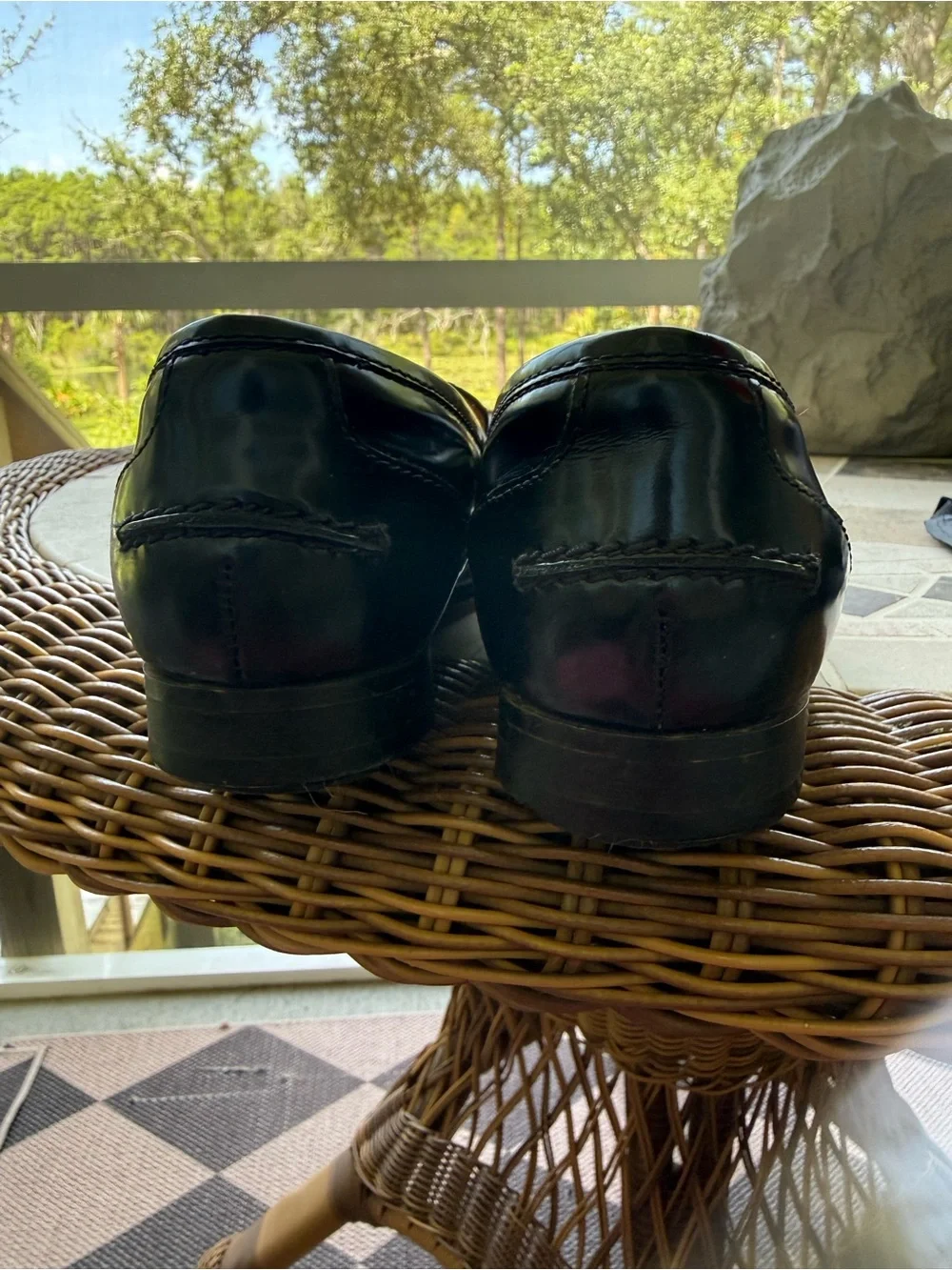 J. Crew Women’s Black Leather Penny Loafers size 7